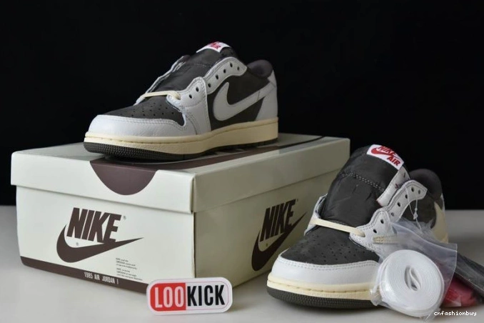 Scott Travis Jordan 1 Air DM7866-162 Mocha Reverse x 0806